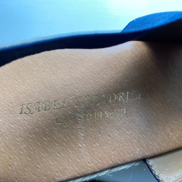 Isabella Espadrille Essential Spring Wedges - Navy - Picture 7 of 10